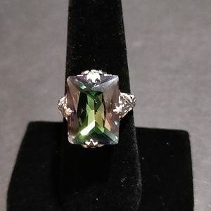 * Silver Mystic Topaz Ring .925